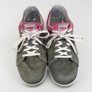 MEADOW Bowling Shoes Storm Gray Pink Women's SIZE 9 M bowling